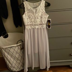 Beautiful gray dress for girls
